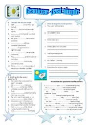 English Worksheet: Past simple