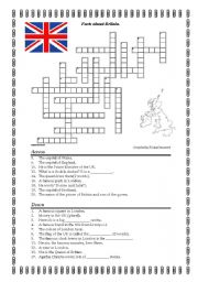 English Worksheet: Facts about Britain