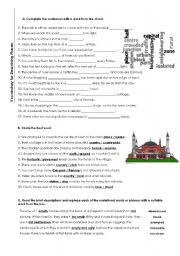 English Worksheet: Describing Places