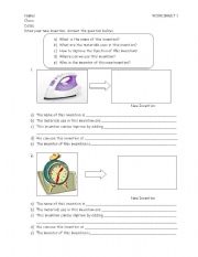 English Worksheet: Invention