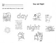 English Worksheet: MATCH DAY AND NIGHT