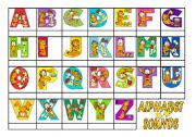 English Worksheet: alphabet sounds