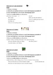 English worksheet: Chat language part 3