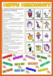 English Worksheet: Happy Halloween!
