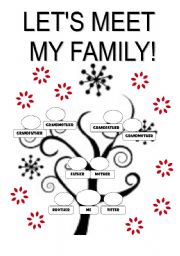 English Worksheet: FAMILY TREE Template
