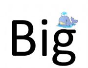 English Worksheet: Big, small, tall, short flashcards