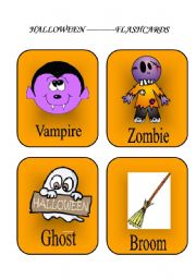 FLASHCARDS-----HALLOWEEN  (PART 2)