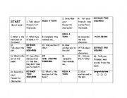 English Worksheet: Readers board game