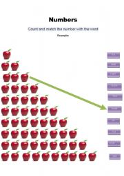 English Worksheet: numbers