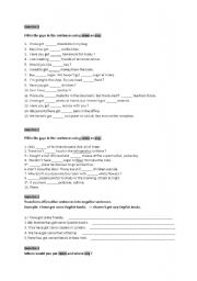 English Worksheet: some & any