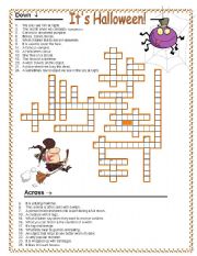 Halloween Crossword