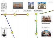 DIRECTIONS - Conversations and maps - lower intermediate level (trains) London Tourist Map