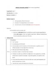 English Worksheet: A lesson Plan 2 teach synonyms