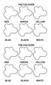 English Worksheet: The colours