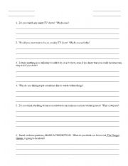 English worksheet: Hunger Games Anticipation Guide