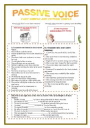 English Worksheet: Passive Voice