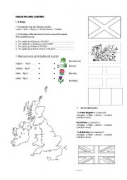 English Worksheet: English Speaking countries