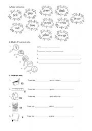 English Worksheet: back to school