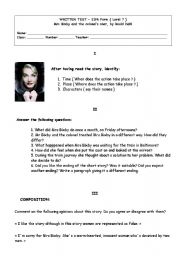 English Worksheet: Mrs Bixby and the colonels coat