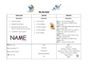 English worksheet: Types of poems