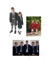 English worksheet: school uniform