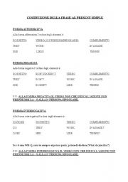 English Worksheet: present simple
