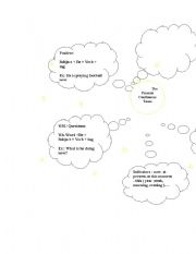 English Worksheet: present continuous