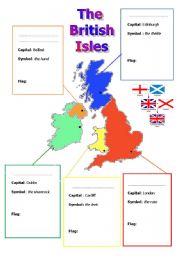 English Worksheet: The British Isles