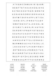 Occupation Wordsearch