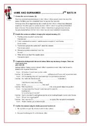 English Worksheet: exam revision