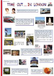 English Worksheet: Time out... in London !! ( 2/3 )
