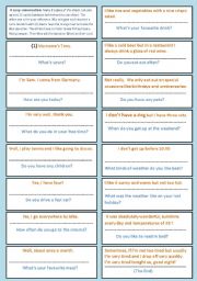 English Worksheet: Beginners Loop Conversation (2)