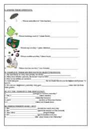 English worksheet: THE ESSENTIALS