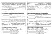 English Worksheet: Jigsaw Reading for FCE