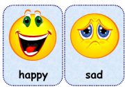 English Worksheet: feelings flashcards