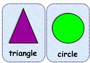 English Worksheet: shapes flashcards