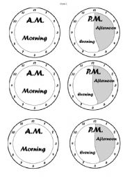 Telling the Time Bingo game and lesson.