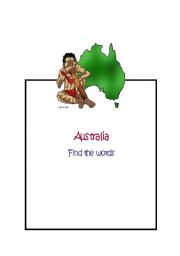 English worksheet: Australia