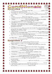 English Worksheet: Grammar from A to Z Conditionals (mixed inter alia) (19-25) 