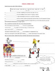 English Worksheet: Phrasal Verbs: HAND