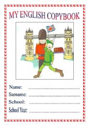 English Worksheet: MY ENGLISH COPYBOOK