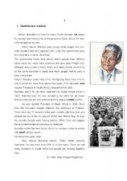 Test about Nelson Mandela