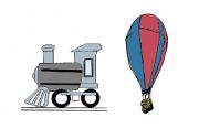 English Worksheet: vacation flash-card