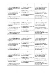 English Worksheet: -ed/-ing practice