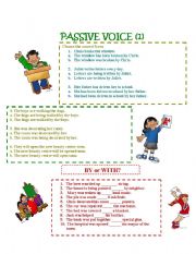 English Worksheet: Passive Voice (1)