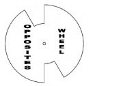 English Worksheet: OPPOSITES WHEEL