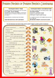 Present Perfect Simple and Present Perfect Continuous