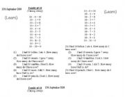 English worksheet: Number Bonds to 10