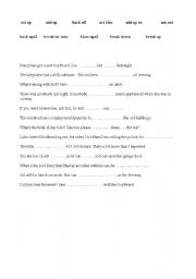 English Worksheet: phrasal vbs1.