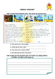 English Worksheet: Reading for fun